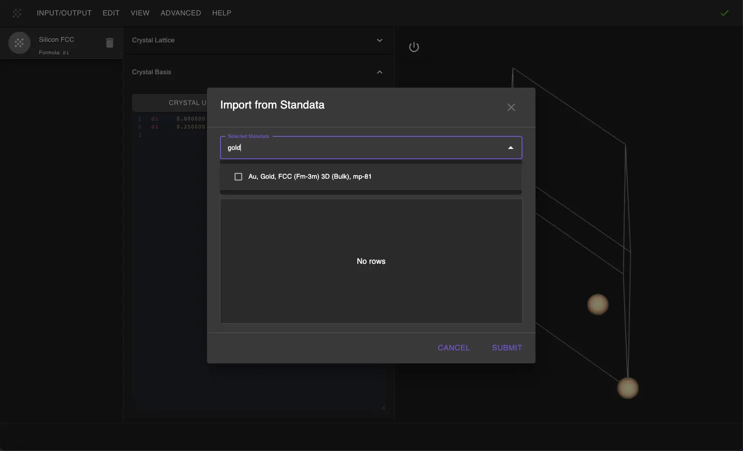 Standata Gold Import